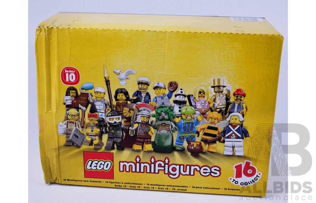 Lego Minifigures Series 10, Quantity 60 Sealed Minifigures in Sealed Box