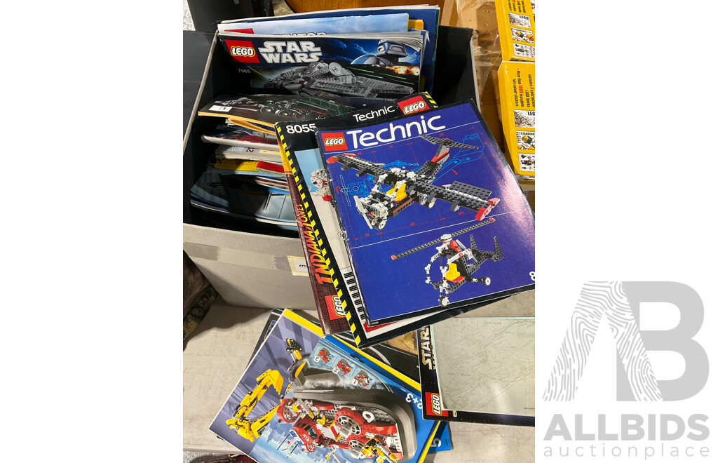 Large Collection Lego Instruction Books and Other Lego Books