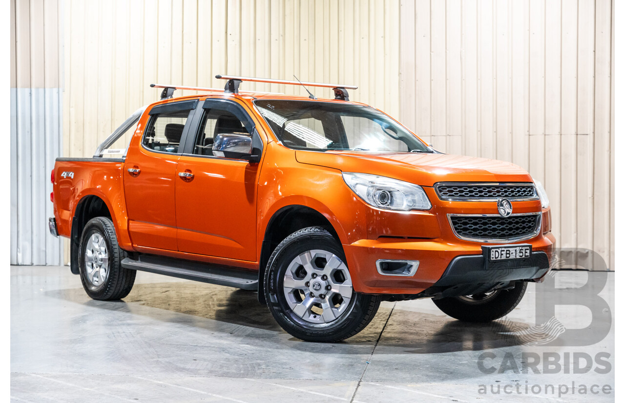 3/2016 Holden Colorado LTZ (4x4) RG MY16 Crew Cab P/Up Metallic Orange Turbo Diesel 2.8L