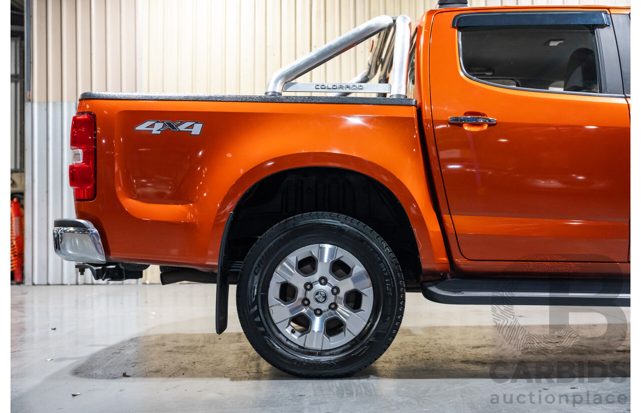 3/2016 Holden Colorado LTZ (4x4) RG MY16 Crew Cab P/Up Metallic Orange Turbo Diesel 2.8L