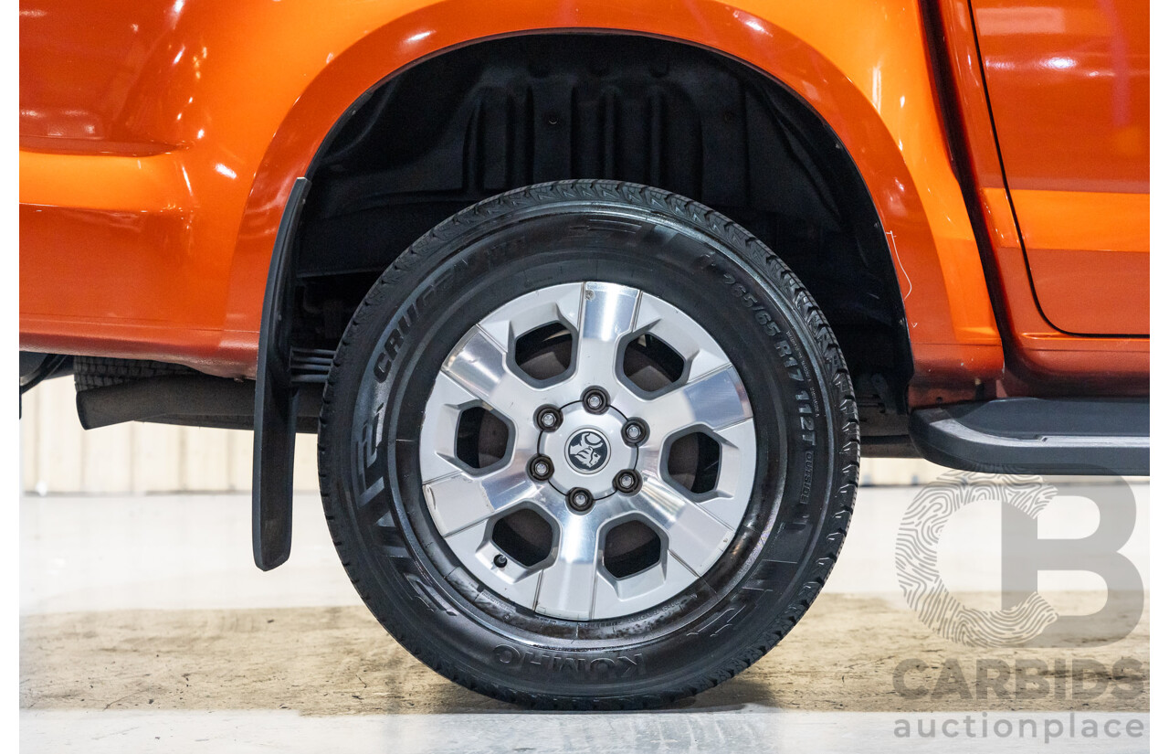 3/2016 Holden Colorado LTZ (4x4) RG MY16 Crew Cab P/Up Metallic Orange Turbo Diesel 2.8L