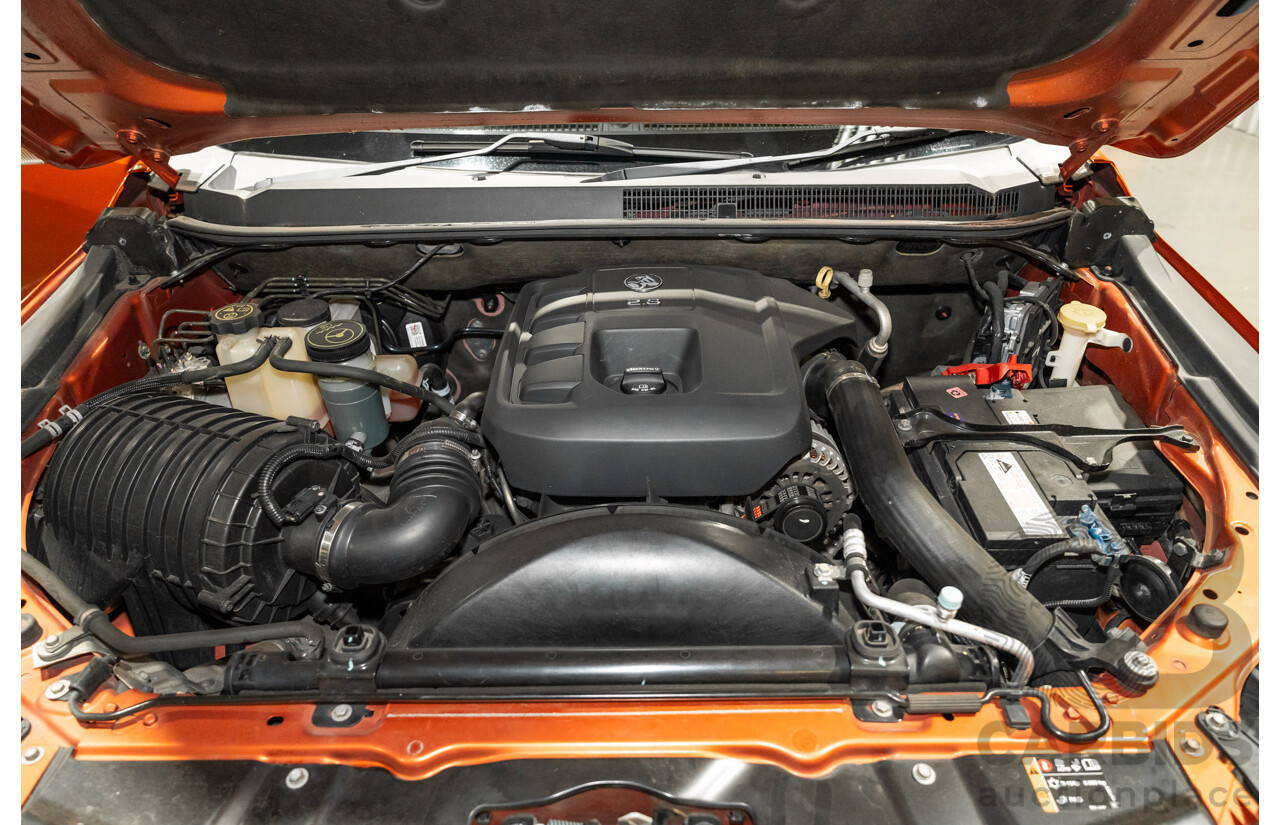 3/2016 Holden Colorado LTZ (4x4) RG MY16 Crew Cab P/Up Metallic Orange Turbo Diesel 2.8L