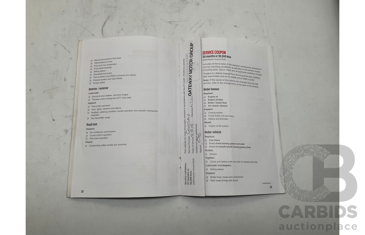 3/2016 Holden Colorado LTZ (4x4) RG MY16 Crew Cab P/Up Metallic Orange Turbo Diesel 2.8L