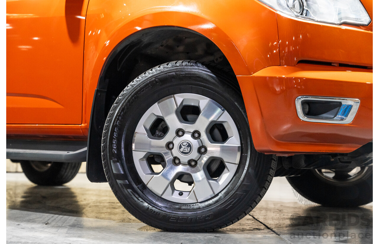 3/2016 Holden Colorado LTZ (4x4) RG MY16 Crew Cab P/Up Metallic Orange Turbo Diesel 2.8L