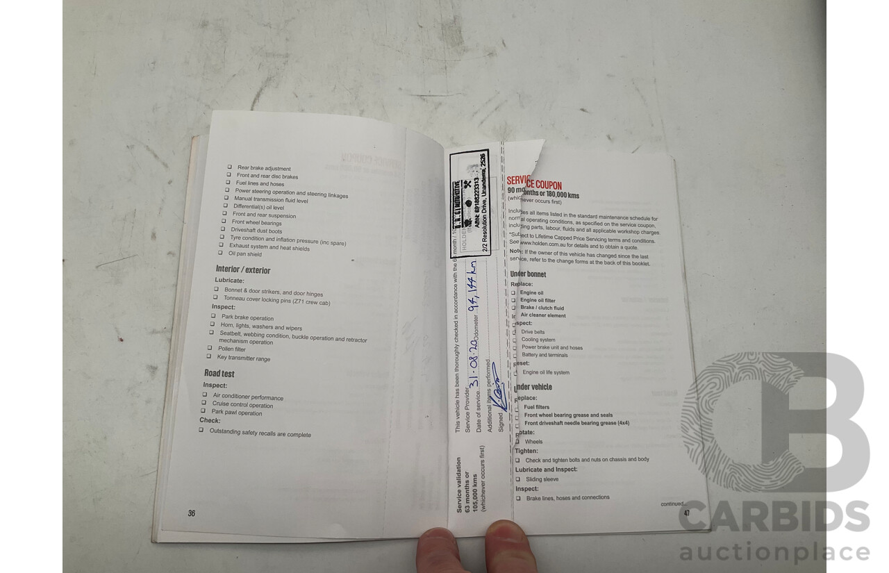 3/2016 Holden Colorado LTZ (4x4) RG MY16 Crew Cab P/Up Metallic Orange Turbo Diesel 2.8L