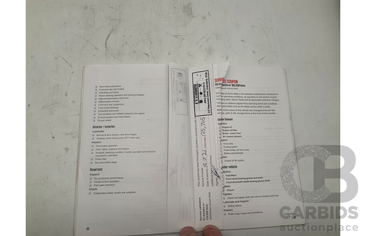 3/2016 Holden Colorado LTZ (4x4) RG MY16 Crew Cab P/Up Metallic Orange Turbo Diesel 2.8L