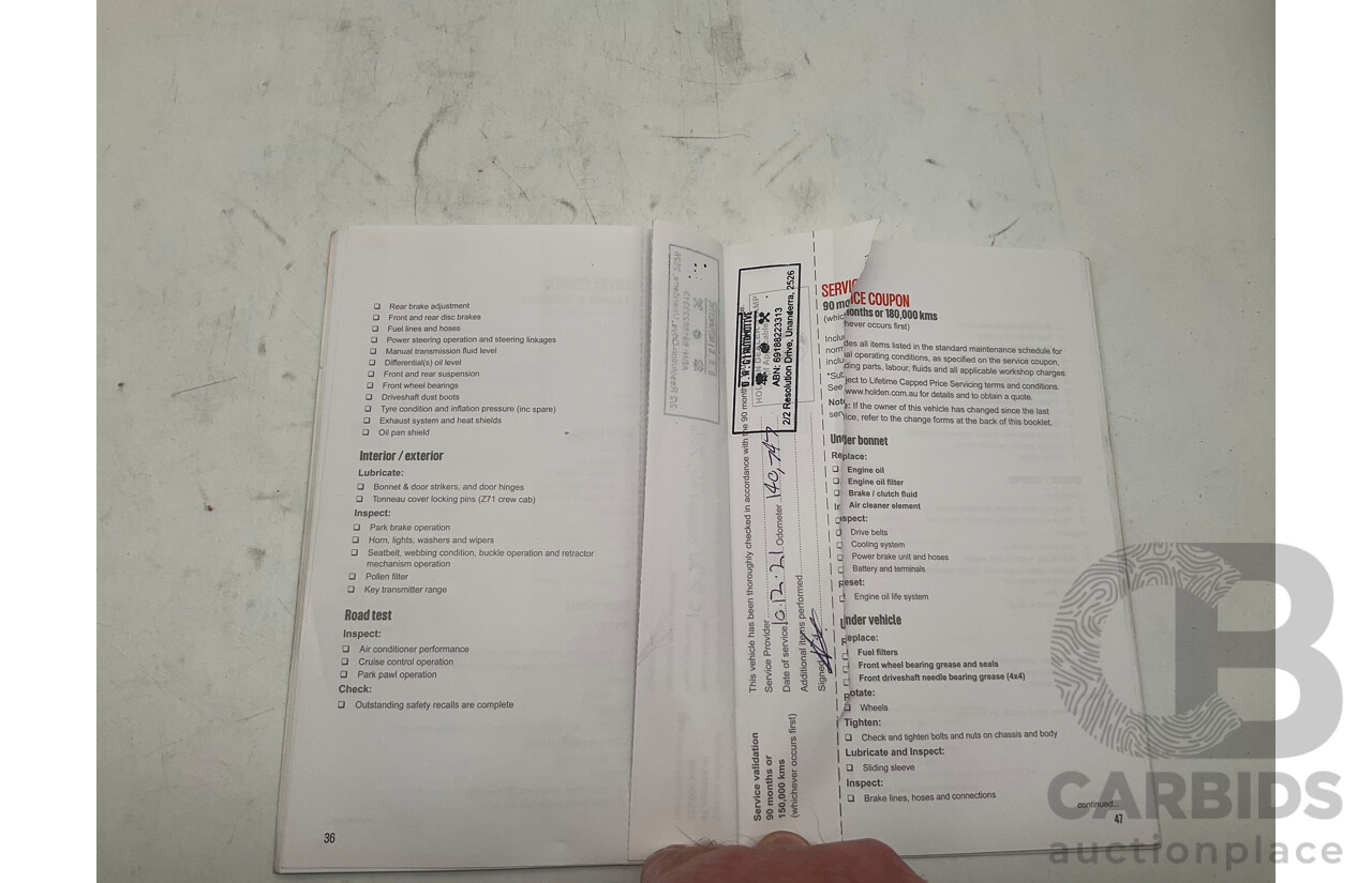 3/2016 Holden Colorado LTZ (4x4) RG MY16 Crew Cab P/Up Metallic Orange Turbo Diesel 2.8L