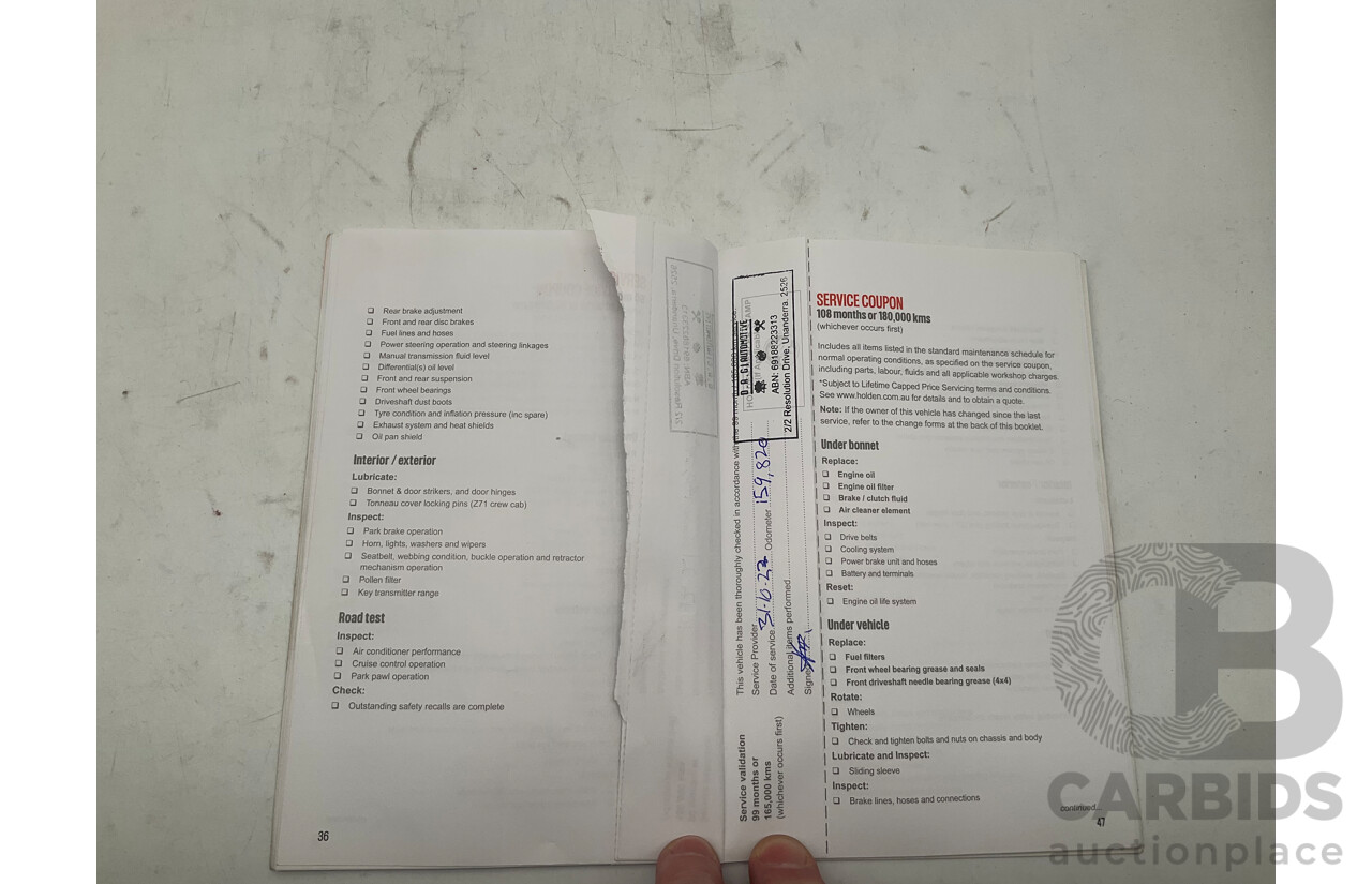 3/2016 Holden Colorado LTZ (4x4) RG MY16 Crew Cab P/Up Metallic Orange Turbo Diesel 2.8L