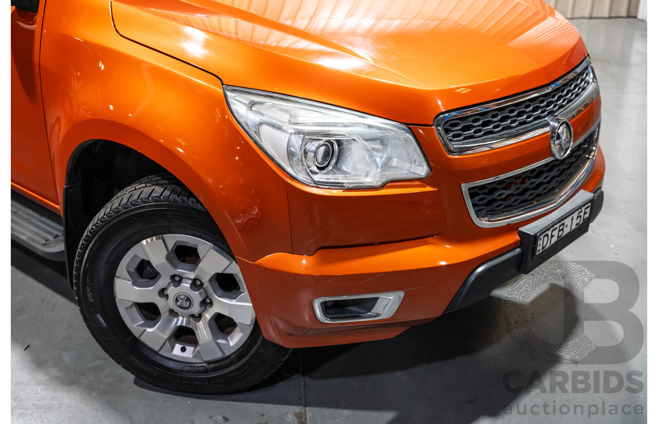 3/2016 Holden Colorado LTZ (4x4) RG MY16 Crew Cab P/Up Metallic Orange Turbo Diesel 2.8L