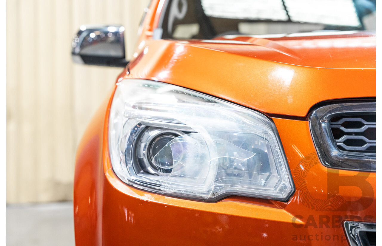 3/2016 Holden Colorado LTZ (4x4) RG MY16 Crew Cab P/Up Metallic Orange Turbo Diesel 2.8L