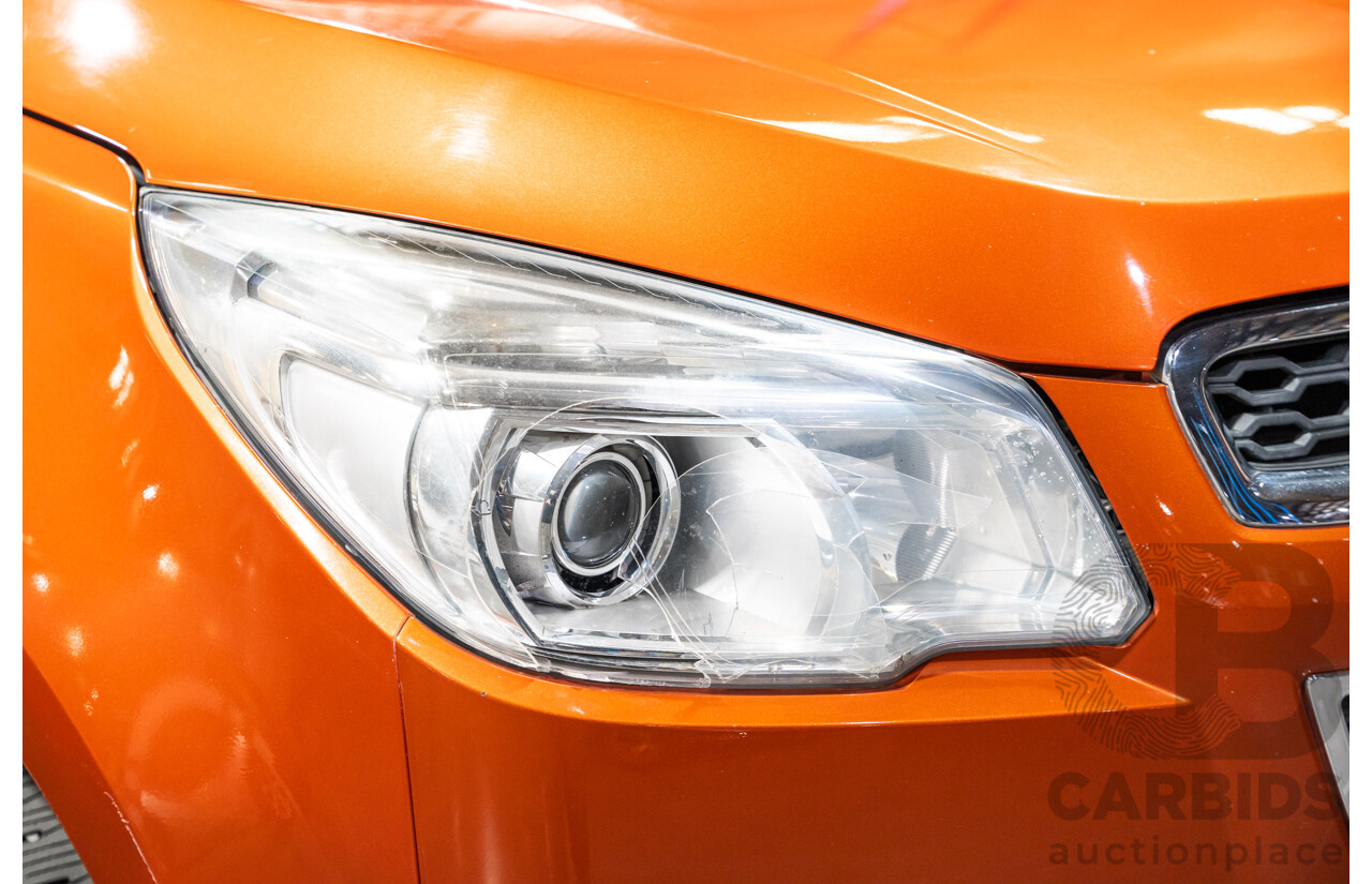 3/2016 Holden Colorado LTZ (4x4) RG MY16 Crew Cab P/Up Metallic Orange Turbo Diesel 2.8L