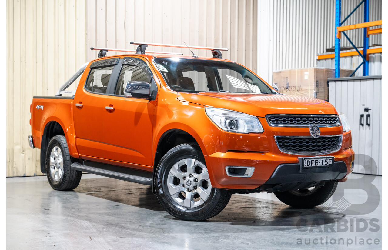 3/2016 Holden Colorado LTZ (4x4) RG MY16 Crew Cab P/Up Metallic Orange Turbo Diesel 2.8L