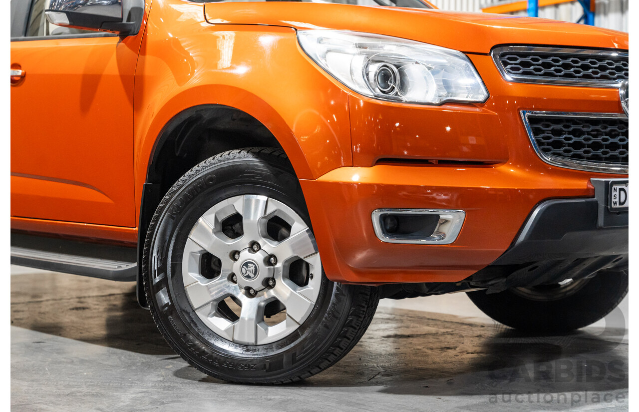 3/2016 Holden Colorado LTZ (4x4) RG MY16 Crew Cab P/Up Metallic Orange Turbo Diesel 2.8L