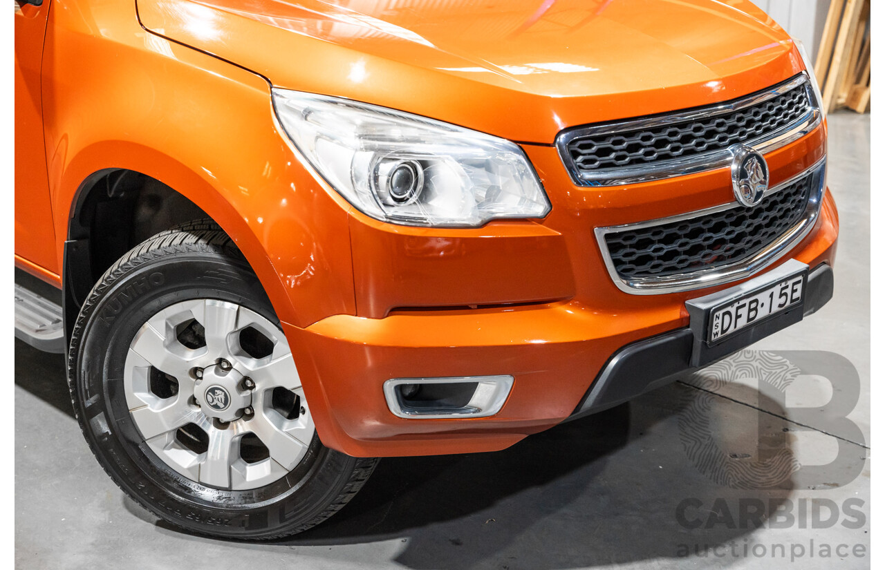 3/2016 Holden Colorado LTZ (4x4) RG MY16 Crew Cab P/Up Metallic Orange Turbo Diesel 2.8L