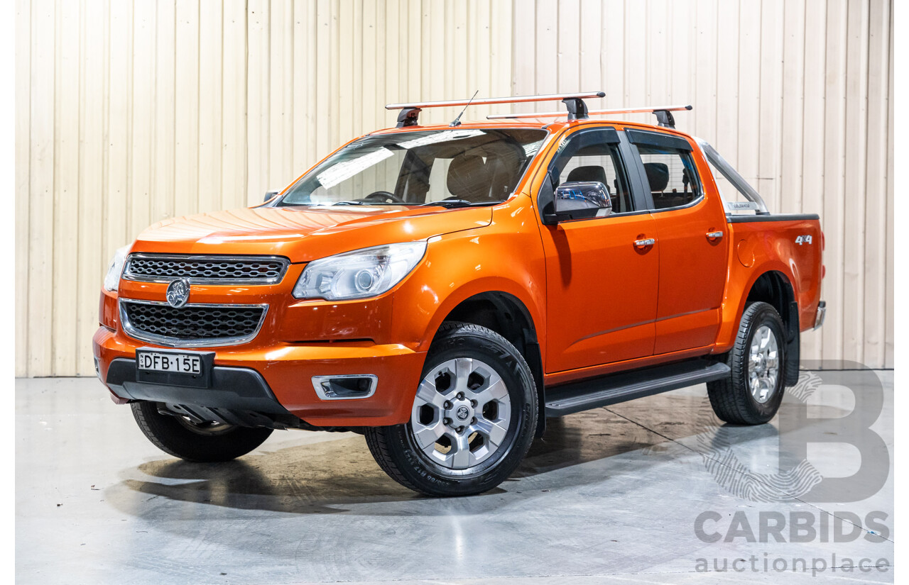 3/2016 Holden Colorado LTZ (4x4) RG MY16 Crew Cab P/Up Metallic Orange Turbo Diesel 2.8L