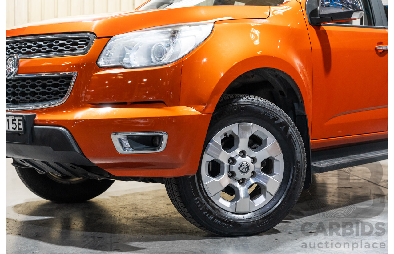 3/2016 Holden Colorado LTZ (4x4) RG MY16 Crew Cab P/Up Metallic Orange Turbo Diesel 2.8L