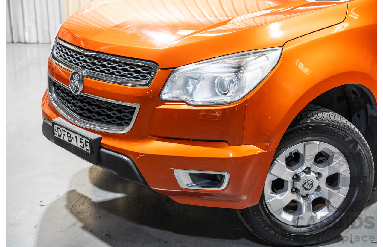 3/2016 Holden Colorado LTZ (4x4) RG MY16 Crew Cab P/Up Metallic Orange Turbo Diesel 2.8L