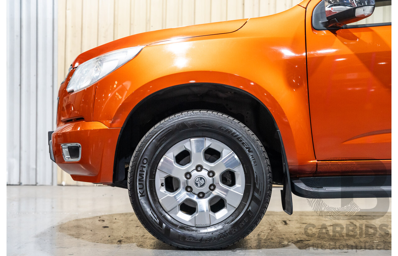 3/2016 Holden Colorado LTZ (4x4) RG MY16 Crew Cab P/Up Metallic Orange Turbo Diesel 2.8L