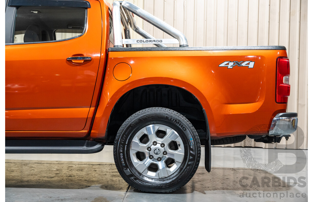 3/2016 Holden Colorado LTZ (4x4) RG MY16 Crew Cab P/Up Metallic Orange Turbo Diesel 2.8L