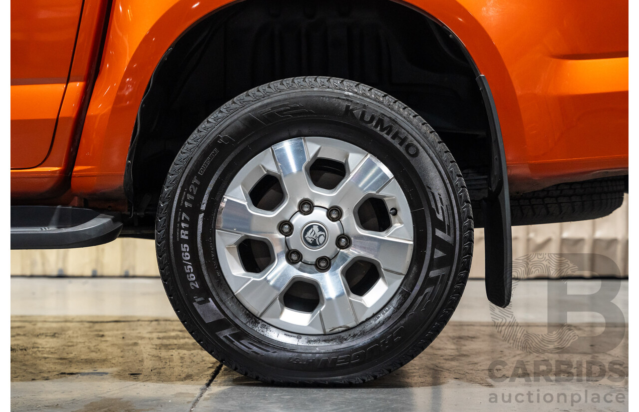 3/2016 Holden Colorado LTZ (4x4) RG MY16 Crew Cab P/Up Metallic Orange Turbo Diesel 2.8L