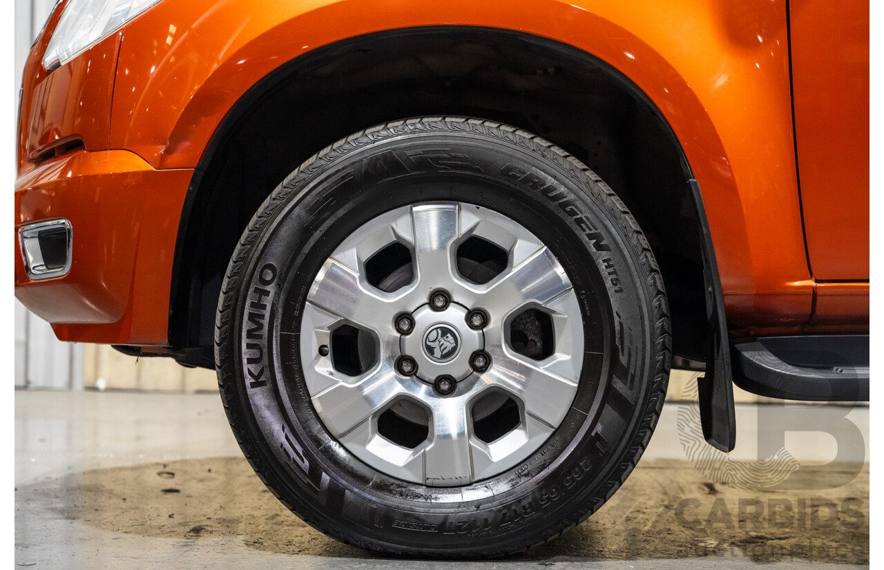 3/2016 Holden Colorado LTZ (4x4) RG MY16 Crew Cab P/Up Metallic Orange Turbo Diesel 2.8L