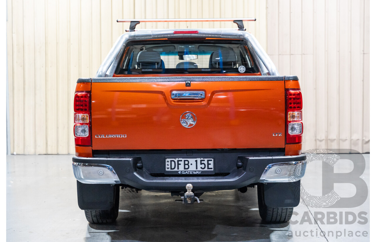 3/2016 Holden Colorado LTZ (4x4) RG MY16 Crew Cab P/Up Metallic Orange Turbo Diesel 2.8L