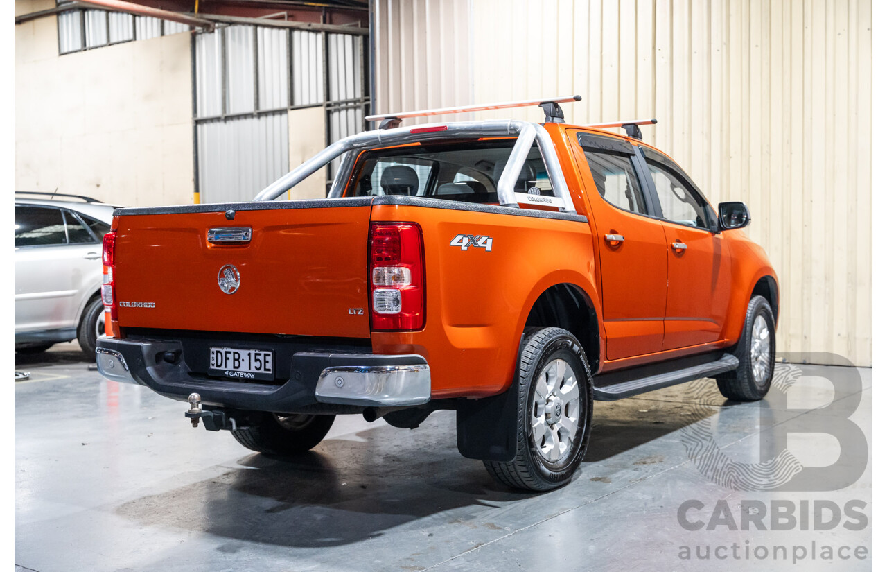 3/2016 Holden Colorado LTZ (4x4) RG MY16 Crew Cab P/Up Metallic Orange Turbo Diesel 2.8L