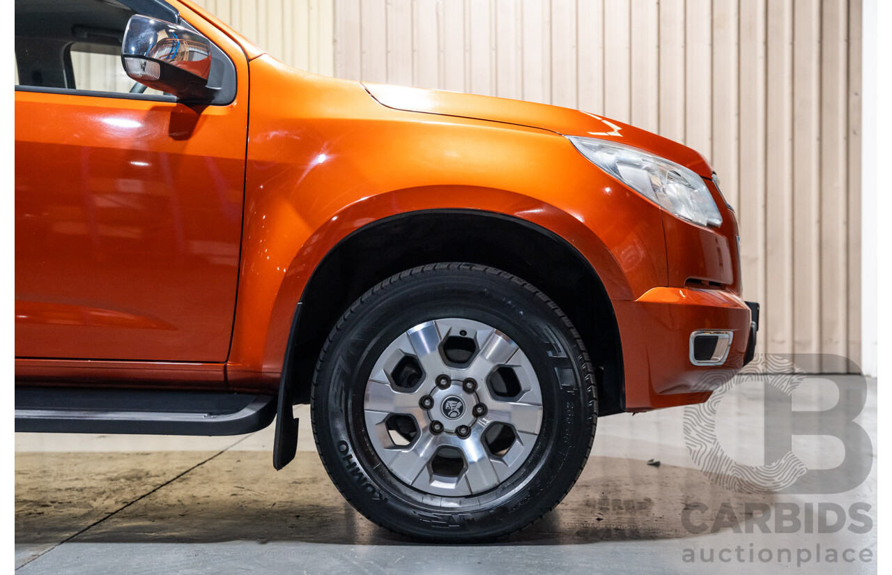 3/2016 Holden Colorado LTZ (4x4) RG MY16 Crew Cab P/Up Metallic Orange Turbo Diesel 2.8L