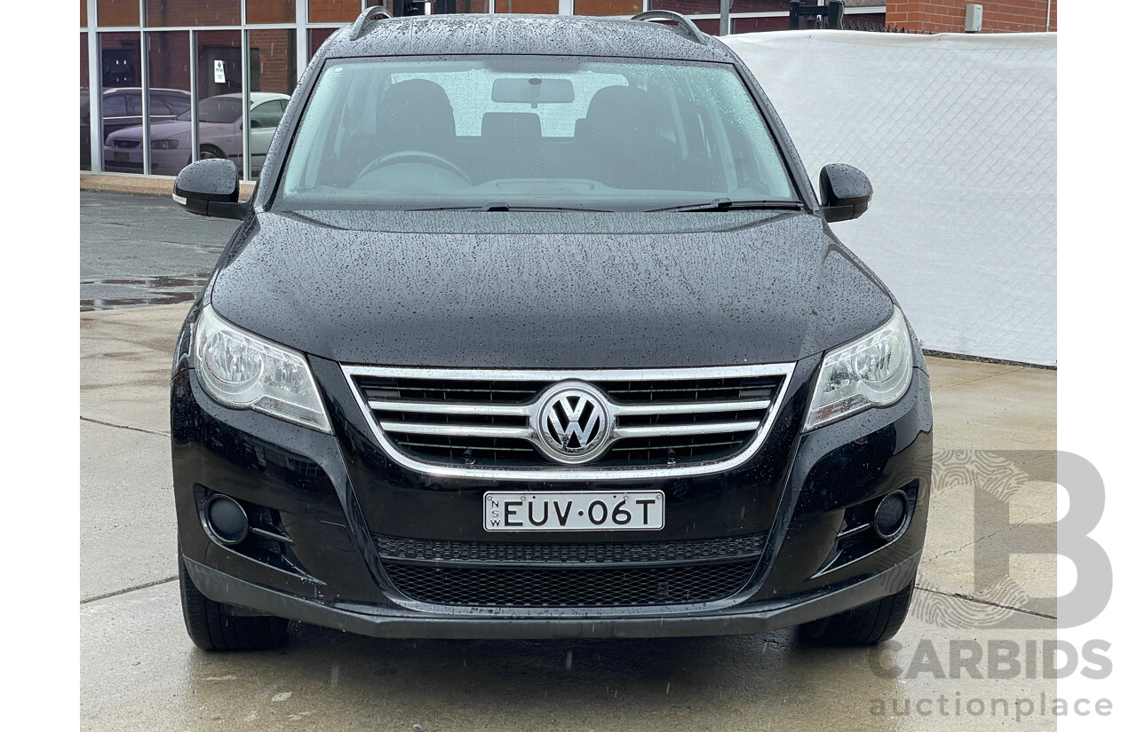 6/2009 Volkswagen Tiguan 125 TSI 5NC MY09 4d Wagon Black 2.0L