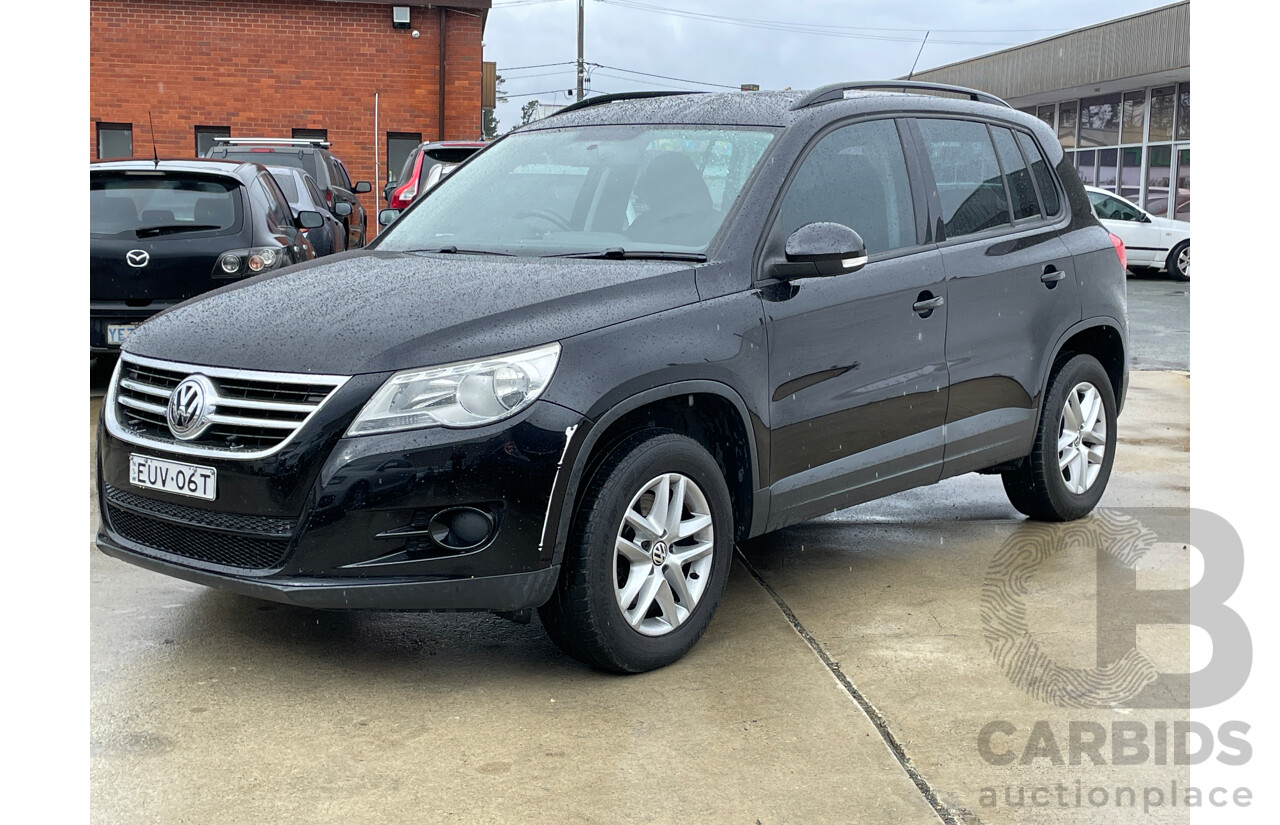 6/2009 Volkswagen Tiguan 125 TSI 5NC MY09 4d Wagon Black 2.0L