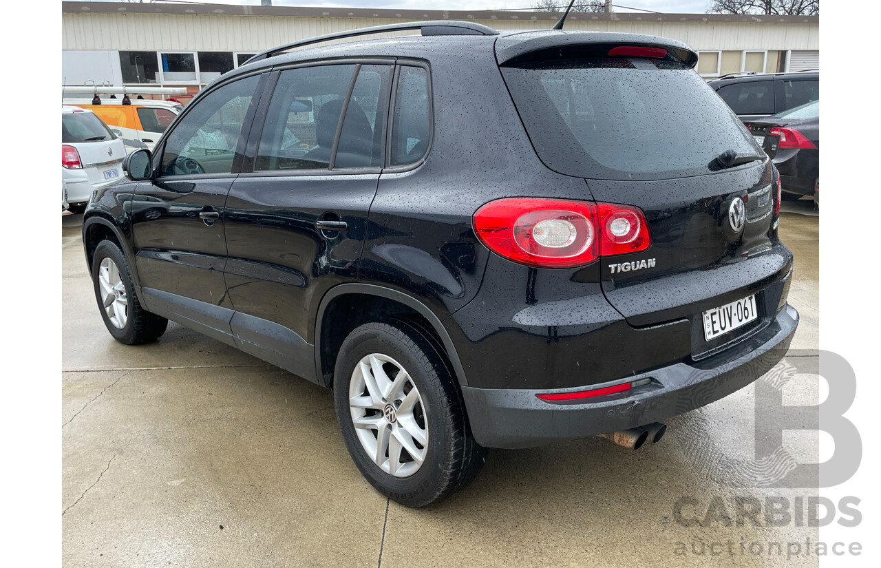6/2009 Volkswagen Tiguan 125 TSI 5NC MY09 4d Wagon Black 2.0L