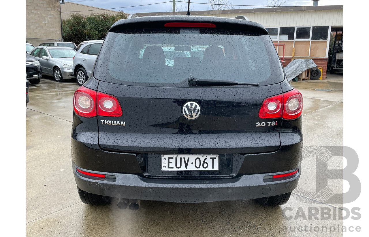6/2009 Volkswagen Tiguan 125 TSI 5NC MY09 4d Wagon Black 2.0L