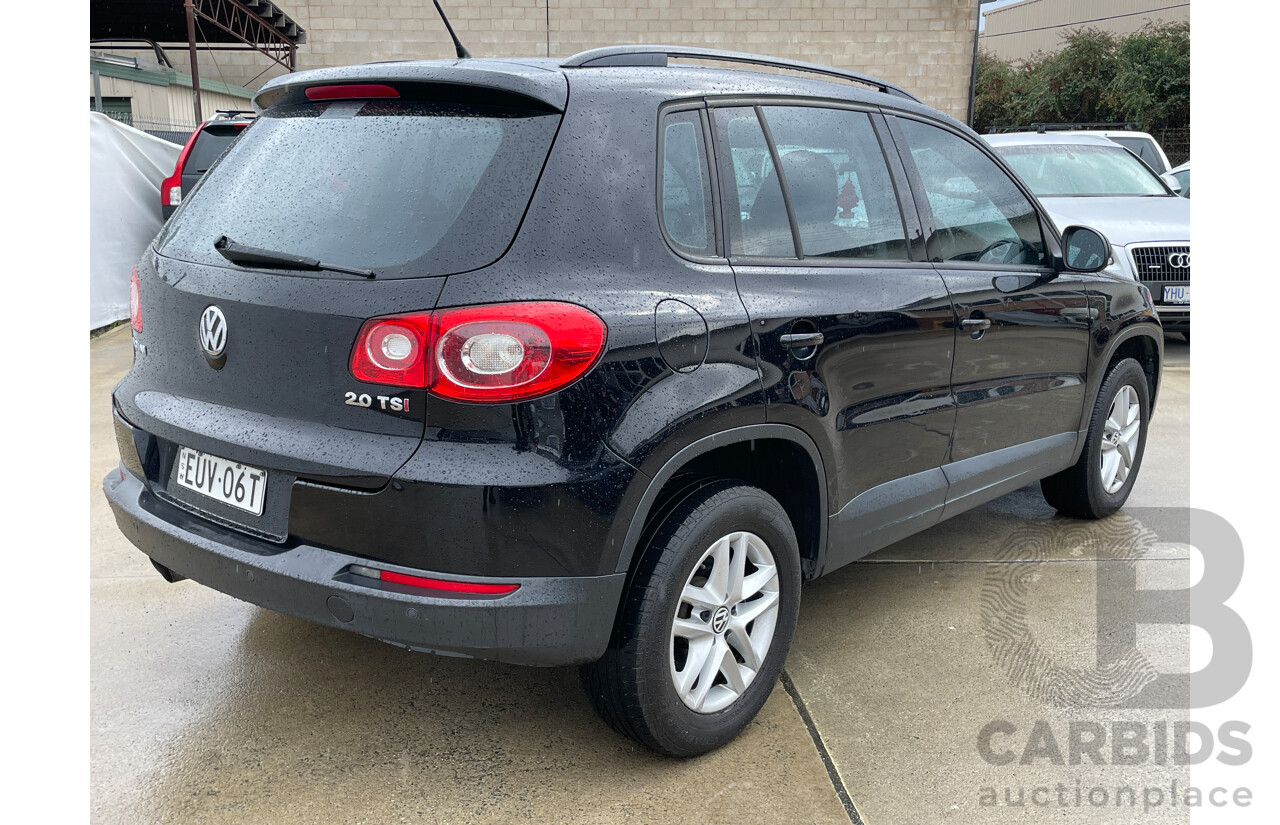 6/2009 Volkswagen Tiguan 125 TSI 5NC MY09 4d Wagon Black 2.0L