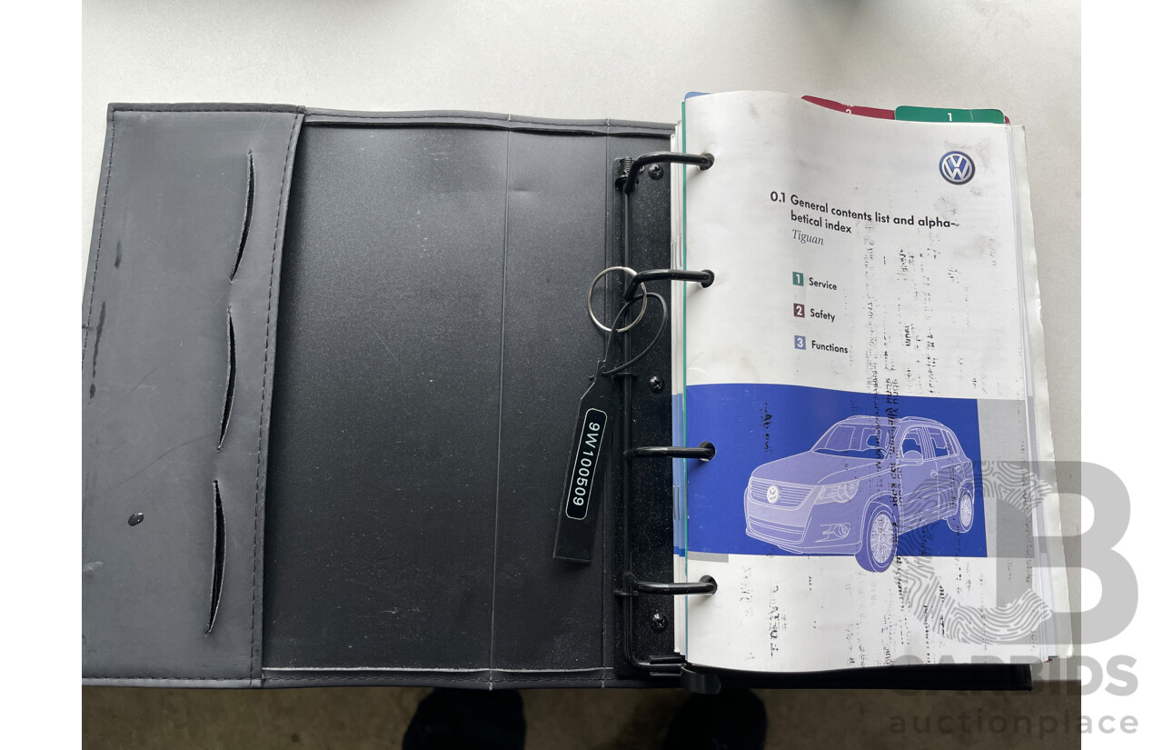 6/2009 Volkswagen Tiguan 125 TSI 5NC MY09 4d Wagon Black 2.0L