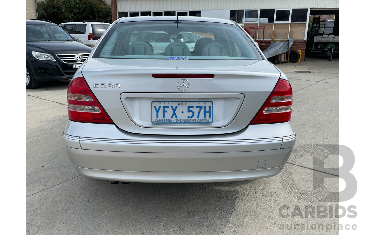 4/2001 Mercedes-Benz C320 Elegance W203 4d Sedan Silver 3.2L
