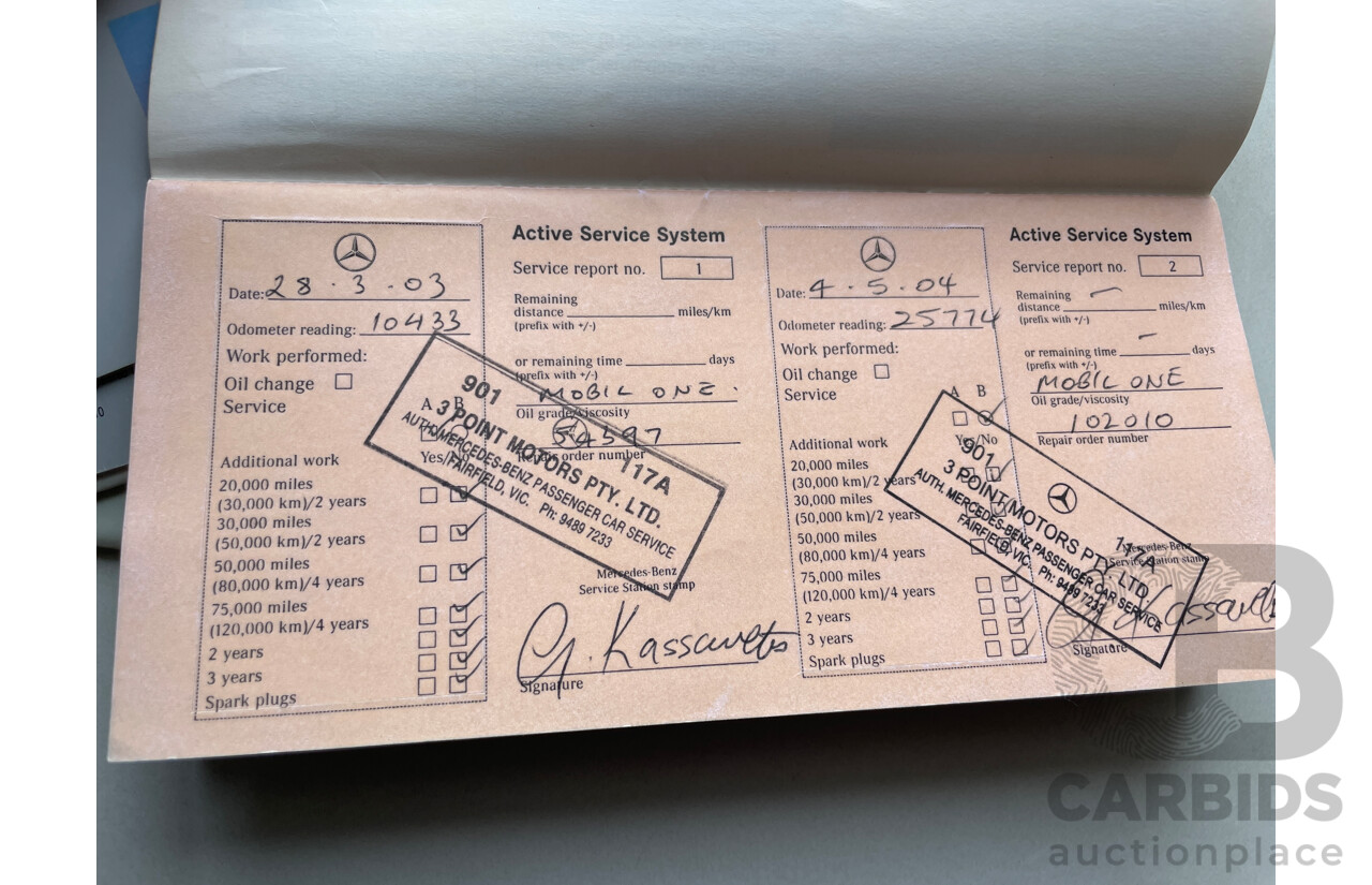 4/2001 Mercedes-Benz C320 Elegance W203 4d Sedan Silver 3.2L