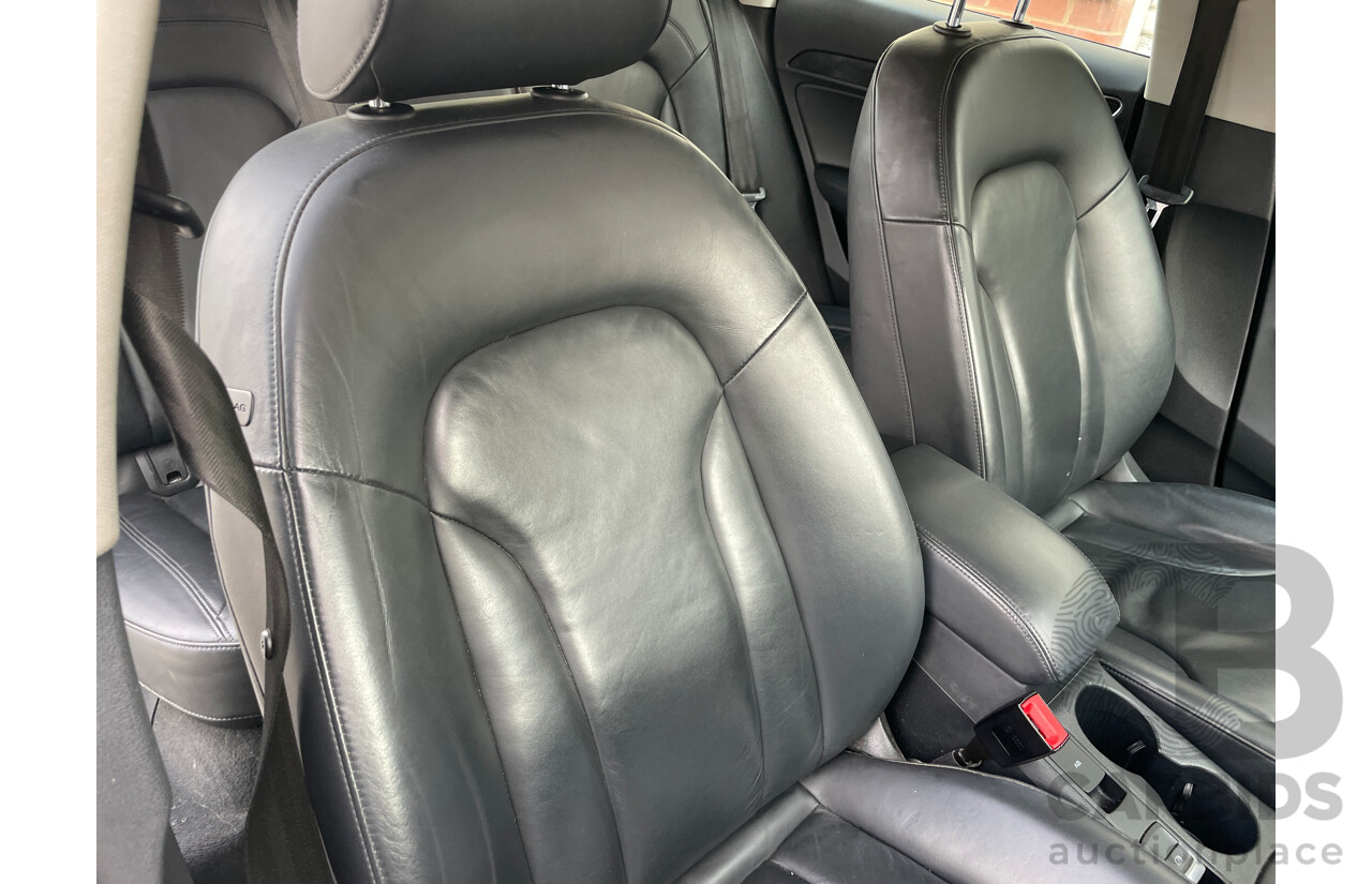 9/2013 Audi Q3 2.0 TDI Quattro (130kw) 8U 4d Wagon White 2.0L