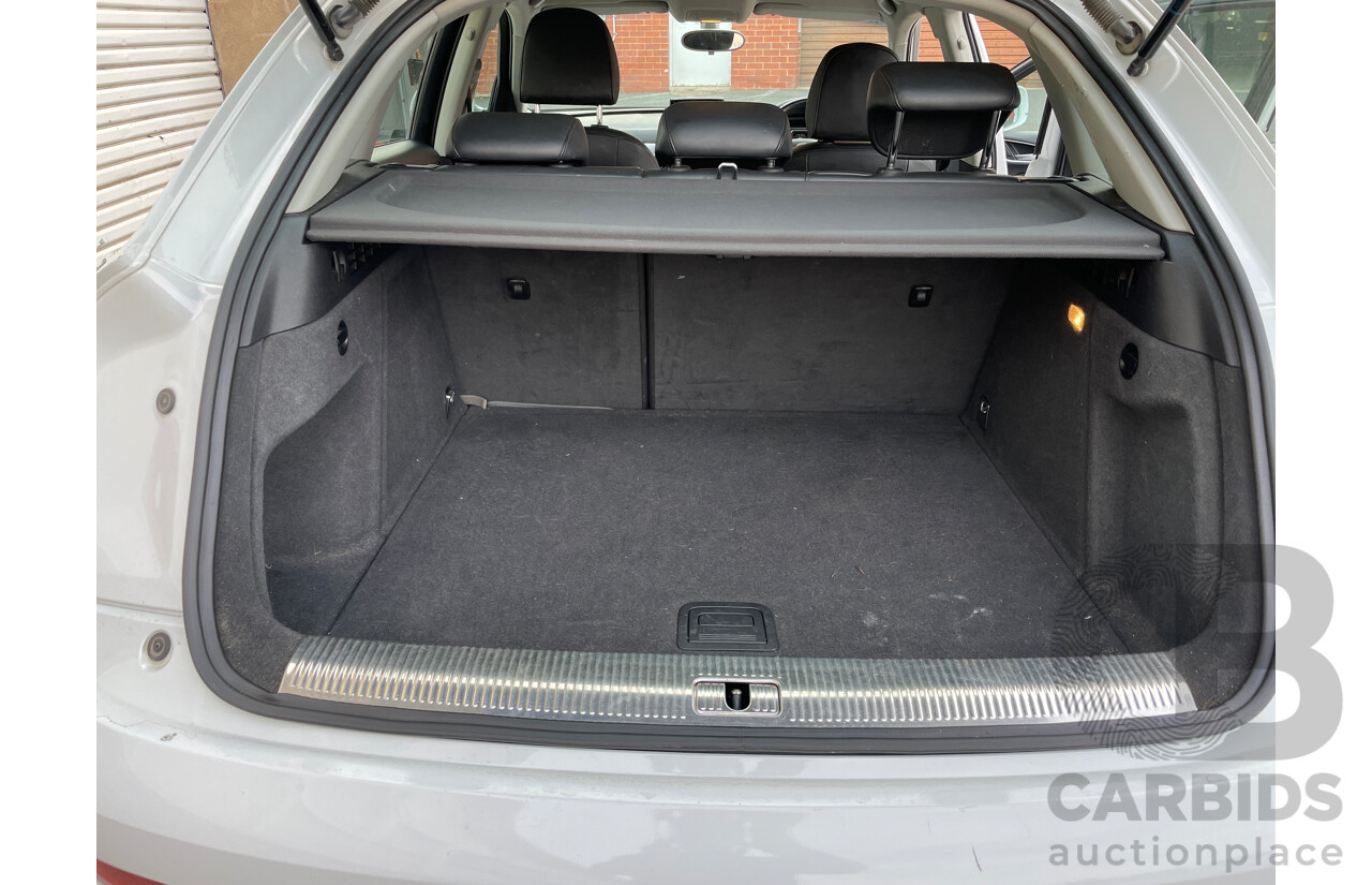 9/2013 Audi Q3 2.0 TDI Quattro (130kw) 8U 4d Wagon White 2.0L