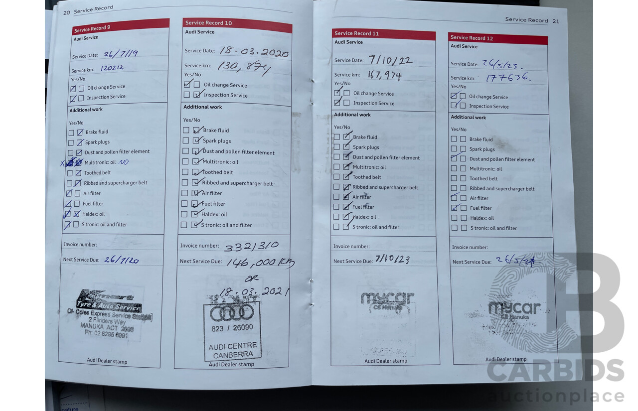 9/2013 Audi Q3 2.0 TDI Quattro (130kw) 8U 4d Wagon White 2.0L