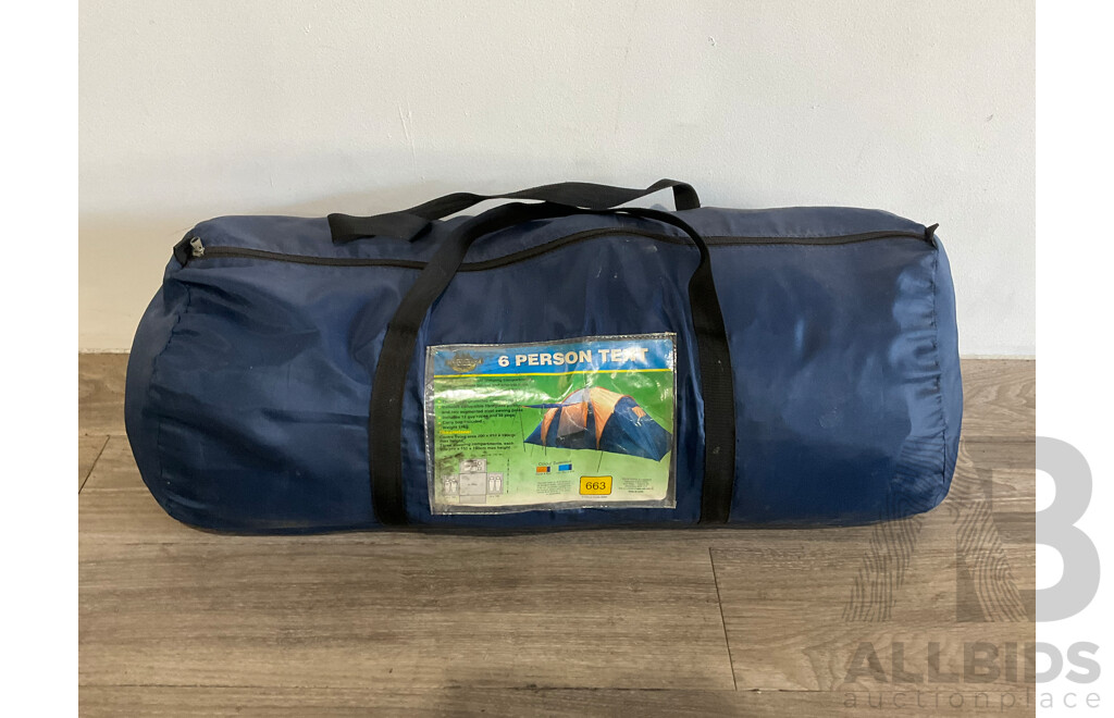 ADVENTURIDGE 6-Person Tent - ORP $150.00