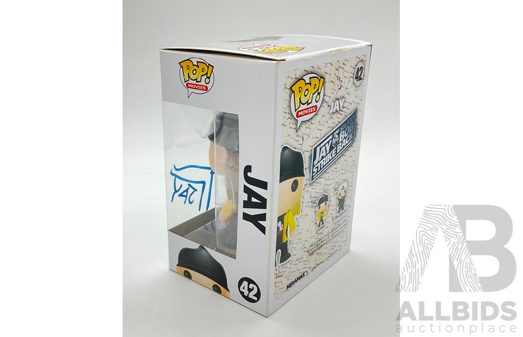 Funko Pop Movies Jay Vinyl Figure with Signature on Box #42 - Jay and Silent Bob Strike Back