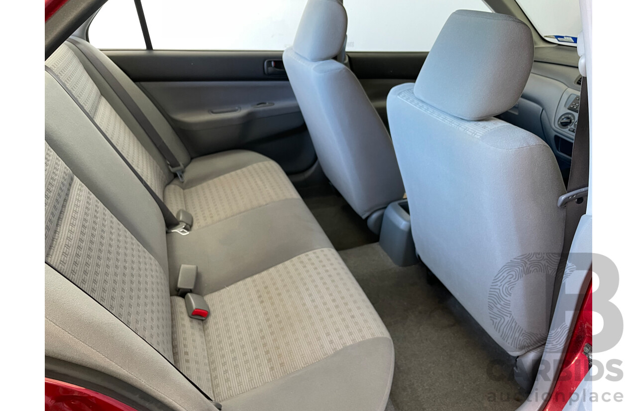 10/2004 Mitsubishi Lancer ES CH 4d Sedan Red 2.0L