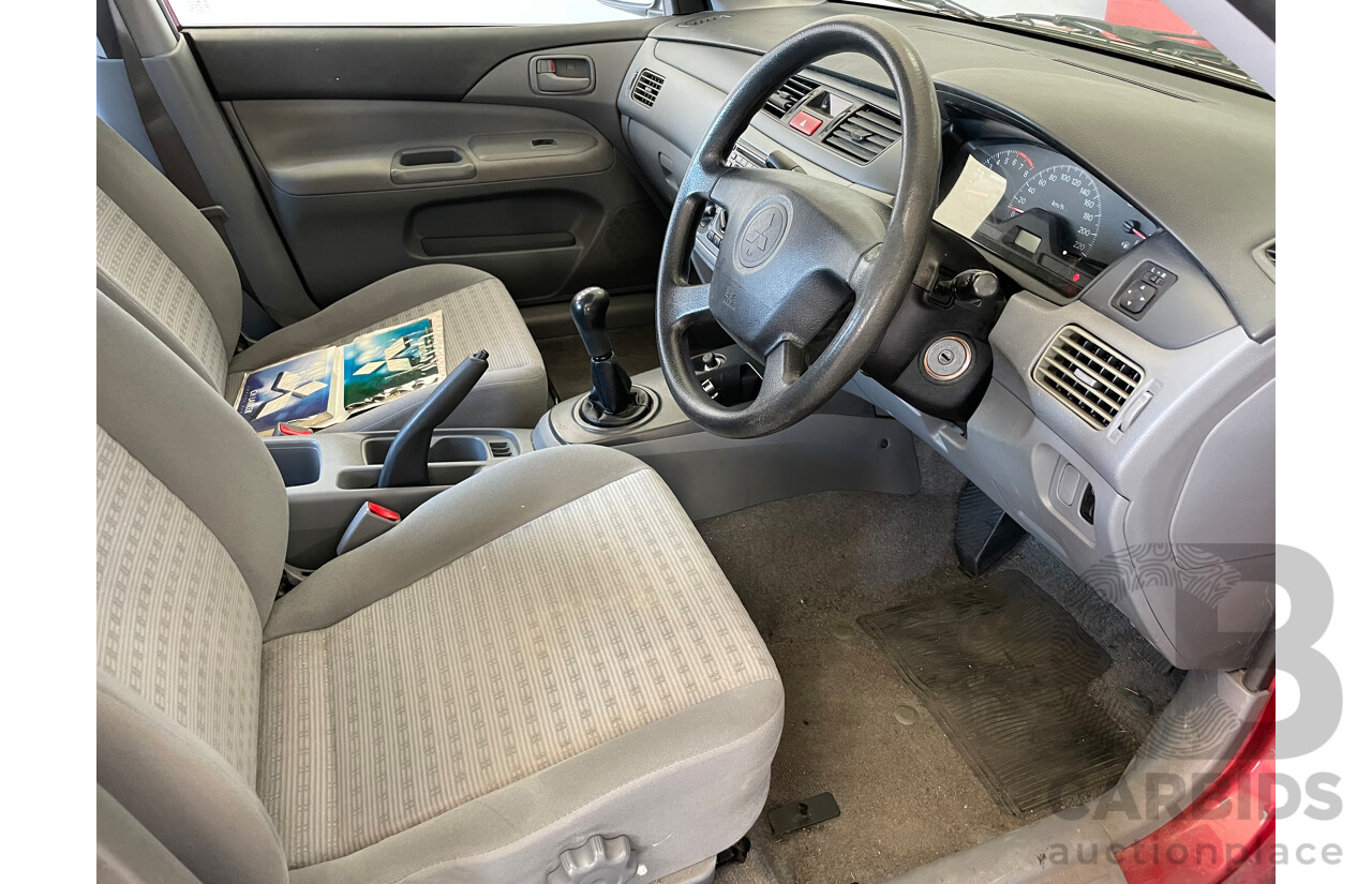 10/2004 Mitsubishi Lancer ES CH 4d Sedan Red 2.0L