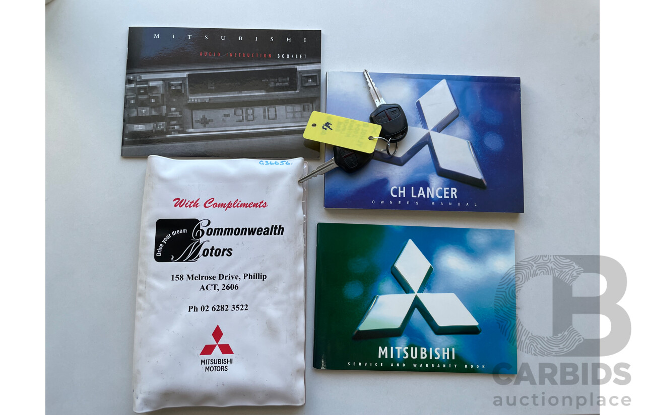 10/2004 Mitsubishi Lancer ES CH 4d Sedan Red 2.0L