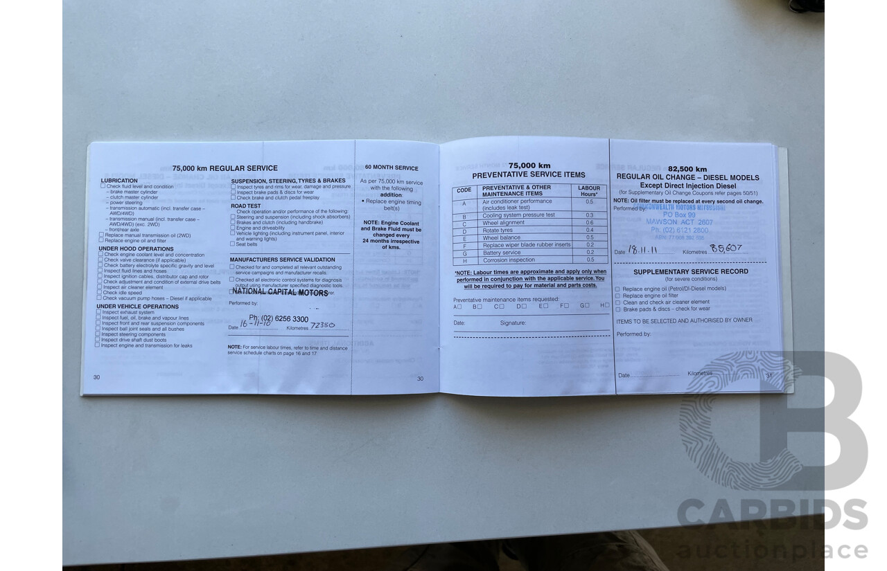 10/2004 Mitsubishi Lancer ES CH 4d Sedan Red 2.0L