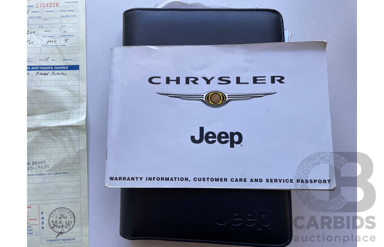 4/2006 Jeep Grand Cherokee Limited (4x4) WH 4d Wagon Grey 5.7L