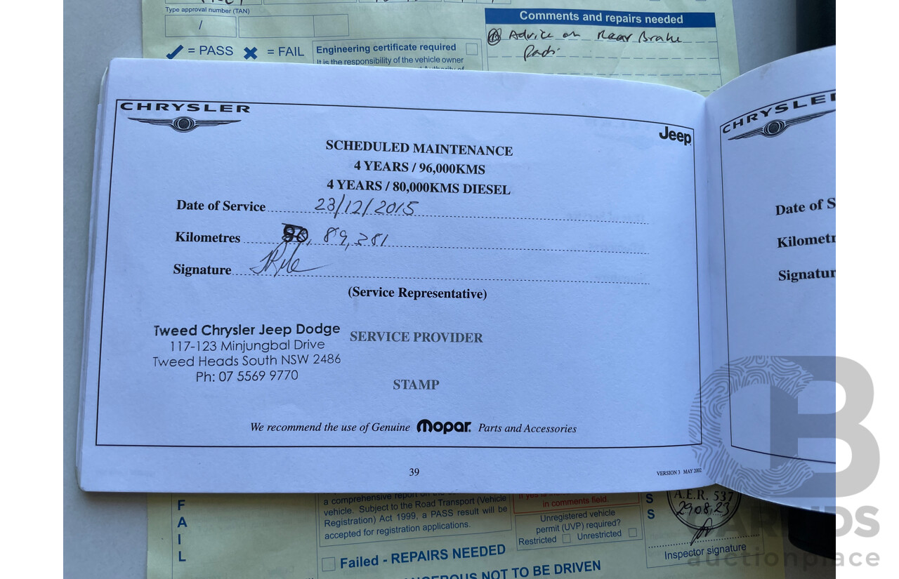 4/2006 Jeep Grand Cherokee Limited (4x4) WH 4d Wagon Grey 5.7L