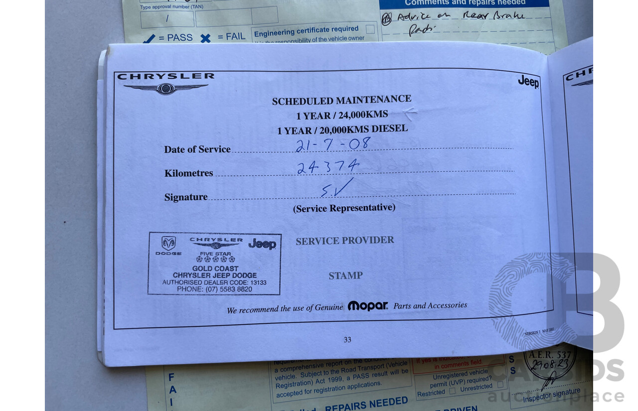 4/2006 Jeep Grand Cherokee Limited (4x4) WH 4d Wagon Grey 5.7L