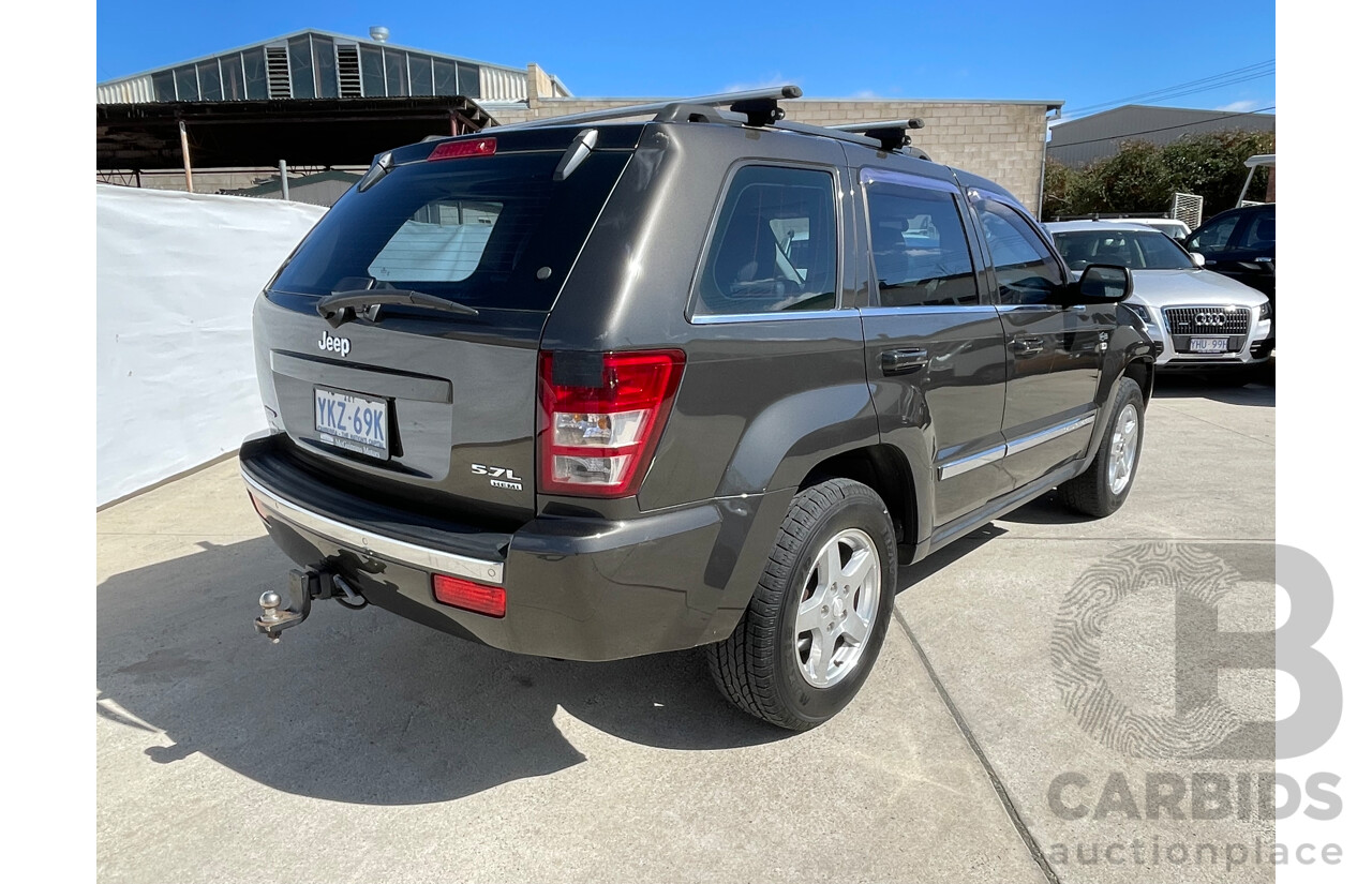 4/2006 Jeep Grand Cherokee Limited (4x4) WH 4d Wagon Grey 5.7L
