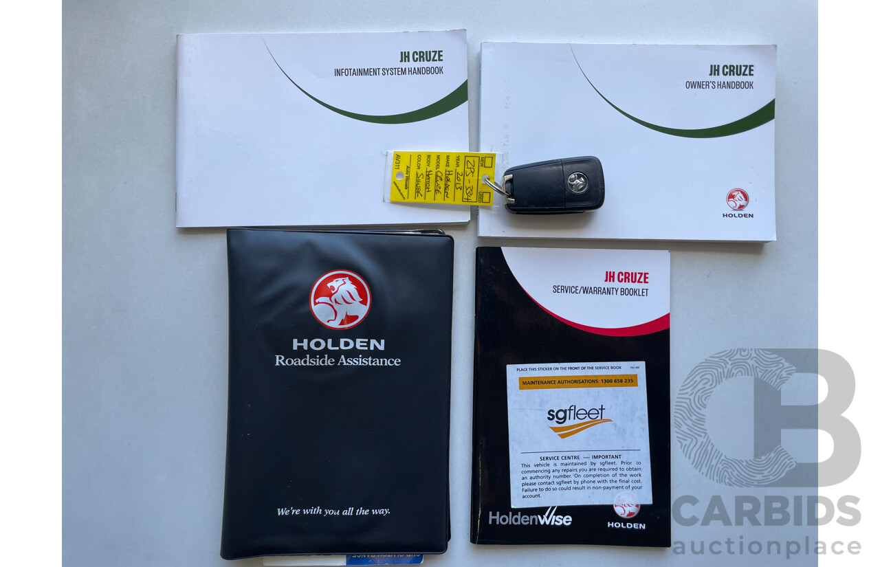 5/2013 Holden Cruze CD Equipe JH MY13 5d Hatchback Silver 1.8L